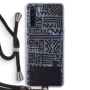 Marrakech print: Oppo A91 Transparant Hoesje met koord
