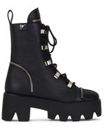 Giuseppe Zanotti bottines à semelle épaisse - Noir