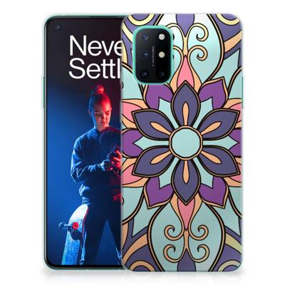 OnePlus 8T | TPU Case | Purple Flower