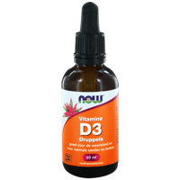 NOW Vitamine D3 Druppels 60ml