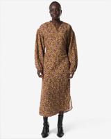 HEMA Damesjurk Inez bloemen khaki (khaki)