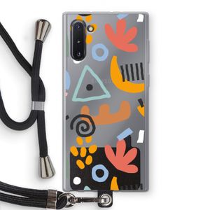 Abstract: Samsung Galaxy Note 10 Transparant Hoesje met koord