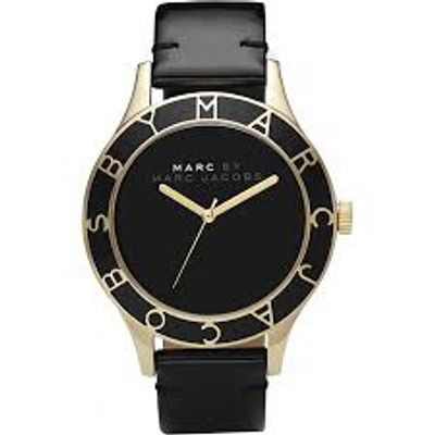 Horlogeband Marc by Marc Jacobs MBM1169 Leder Zwart 18mm