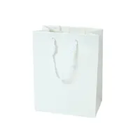 Geschenktas met koord S wit 14 cm | 60 stuks