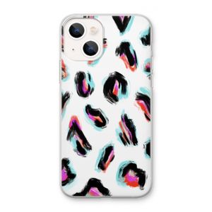 Cheetah color: iPhone 13 mini Transparant Hoesje