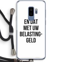 Belastinggeld: Samsung Galaxy S9 Plus Transparant Hoesje met koord
