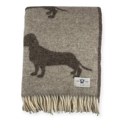 Plaid wol Teckel Brown