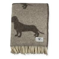 Plaid wol Teckel Brown