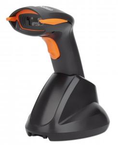 Manhattan Wireless 2D Wireless 2D-barcodescanner Radiografisch 1D, 2D CCD Zwart, Oranje Handmatig incl. standaard USB-A