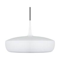 Umage Clava Dine hanglamp matt white - met koordset zwart - Ø 43 cm