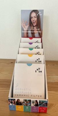 Shush Oordoppen display