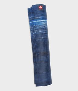 Manduka eKO Lite Yogamat Rubber Blauw 4 mm – Dark Sapphire Marbled – 180 x 61 cm