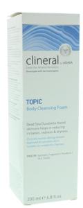 Clineral topic body cleansing foam