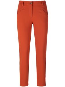 Enkellange jersey broek pasvorm Sylvia Van Peter Hahn oranje