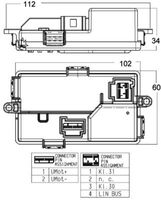 Regelaar, interieurventilator ABR68000P