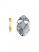 Lichtwesen Zielenkristal goud 1 Stuks