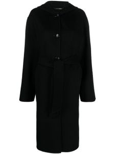 Marni manteau boutonné à capuche - Noir