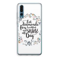 Diamonds: Huawei P20 Pro Transparant Hoesje