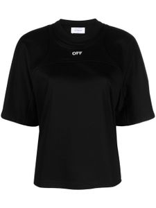 Off-White t-shirt en coton à logo imprimé - Noir