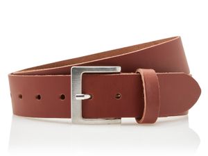 Timbelt Leren Riem 4 cm Cognac