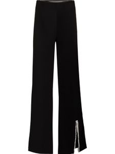 AREA pantalon à coupe évasée - Noir