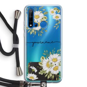 Daisies: Huawei P20 Lite (2019) Transparant Hoesje met koord