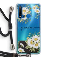 Daisies: Huawei P20 Lite (2019) Transparant Hoesje met koord