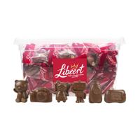 Libeert chocoladefiguren speelgoed van de Kerstman - 100 stuks (15g) -
