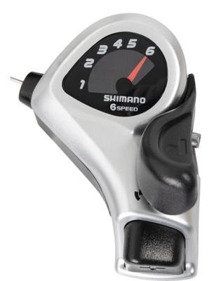 Shimano Versteller rechts 6 speed st-tx50 - zwart/zilver