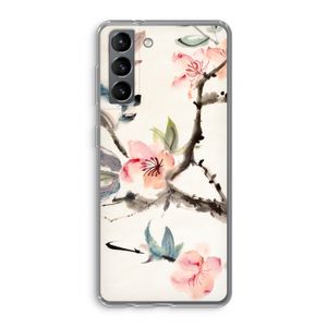 Japanse bloemen: Samsung Galaxy S21 Transparant Hoesje
