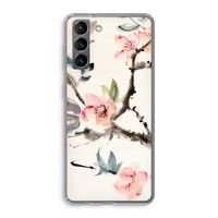 Japanse bloemen: Samsung Galaxy S21 Transparant Hoesje