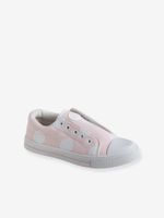 Stoffen elastische tennisschoenen voor meisjes roze