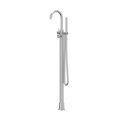 Badmengkraan IVY Concord Vrijstaand Met Draaibare Uitloop Slang 150 cm En Staaf Handdouche Geborsteld RVS316