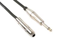 Jack kabel jack 6.35 mm mannelijk naar jack 6.35 mm vrouwelijk mono 5 m - Velleman