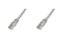 Digitus DK-1512-030 RJ45 Netwerkkabel, patchkabel CAT 5e U/UTP 3.00 m Grijs Verdraaide paren 1 stuk(s)