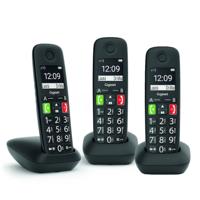 Gigaset E290 trio Huistelefoon Zwart
