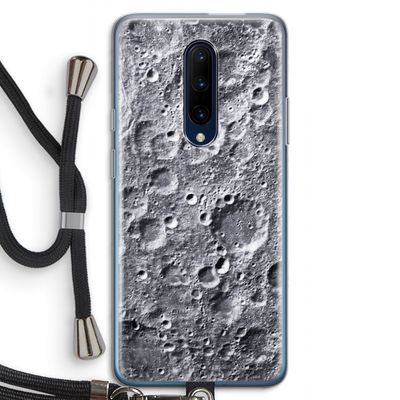 Maanlandschap: OnePlus 7 Pro Transparant Hoesje met koord