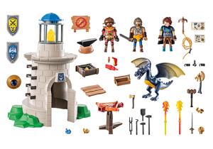 PLAYMOBIL Novelmore - Riddertoren met smid en draak Constructiespeelgoed