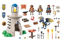PLAYMOBIL Novelmore - Riddertoren met smid en draak Constructiespeelgoed - thumbnail
