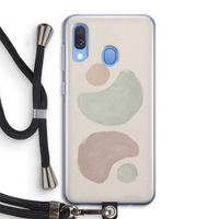 Geo #10: Samsung Galaxy A40 Transparant Hoesje met koord