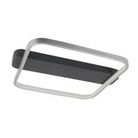 Highlight Design plafondlampAscona zwart met nikkel 40cm - P6611.30