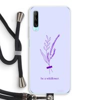 Be a wildflower: Huawei P Smart Pro Transparant Hoesje met koord