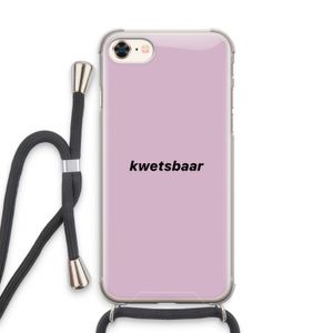 kwetsbaar: iPhone 8 Transparant Hoesje met koord