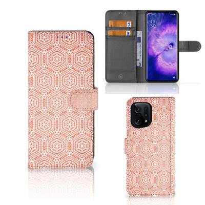 OPPO Find X5 | Telefoon Hoesje | Pattern Orange