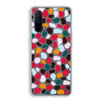 Colored Giraffe: OnePlus Nord CE 5G Transparant Hoesje - thumbnail