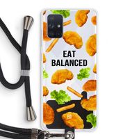 Eat Balanced: Samsung Galaxy A71 Transparant Hoesje met koord