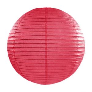 Lampion 35 cm donker roze