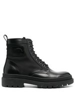 Karl Lagerfeld bottines à patch logo - Noir