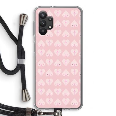 Ass 'n Titties: Samsung Galaxy A32 5G Transparant Hoesje met koord