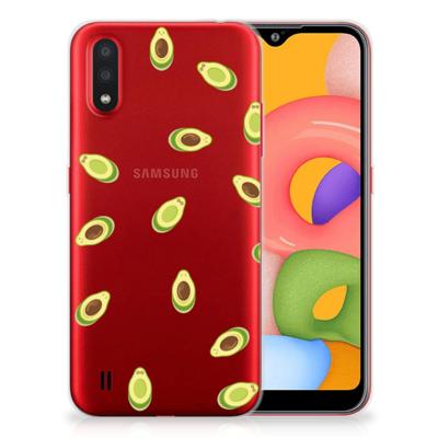 Samsung Galaxy A01 | Siliconen Case | Avocado Samsung Galaxy A01 | Siliconen Case | Avocado